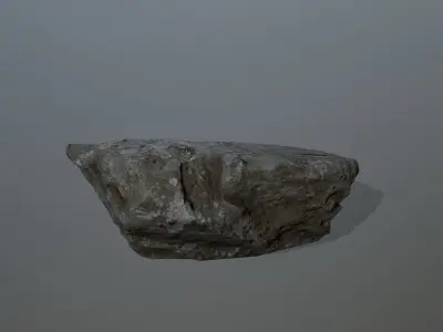 Rock Set Low-poly 3D model buy