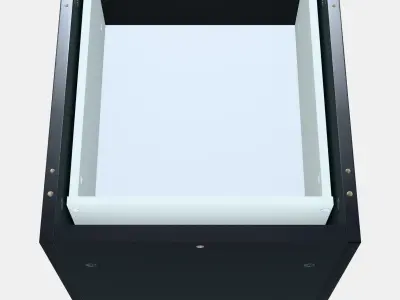 NORDLI Modular chest of 2 drawers 1 Low-poly 3D model