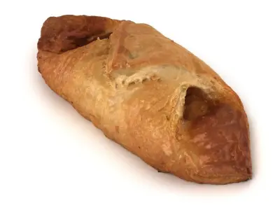 Pastry Collection cinnamon roll 3D model