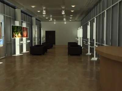 Photo Exhibition Hall 3D model
