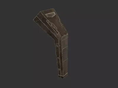 Handle sci-fi 001 Low-poly 3D model