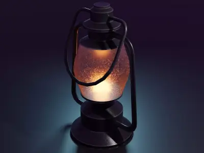 Lantern 3D model 13