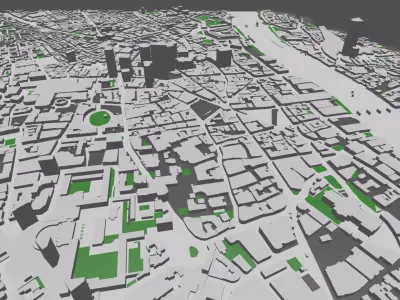 City Of London Low-poly 3D model
