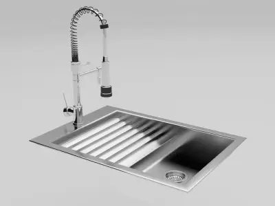 TAP AND SINK 3D model