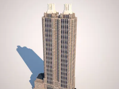 191 Peachtree Tower 3D model