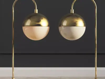 Table lamp Cedar Moss Table Lamp 3D model