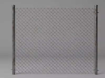 Wire Fence Free 3D model
