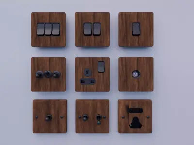 Switch and Outlet Collection-A6 3D model