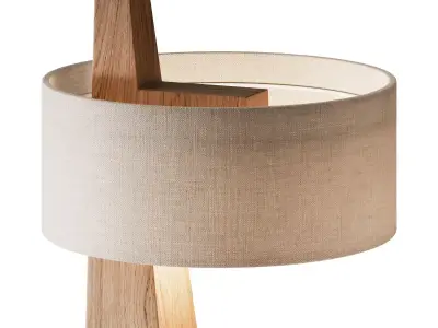 Wabi Sabi Style Floor Lamp 3D model