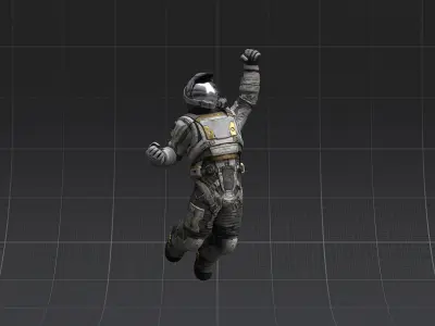 V2 ASTRONAUT SUIT Low-poly 3D model