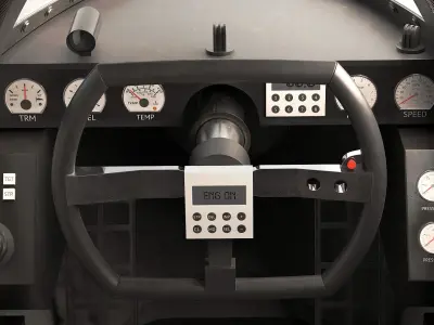  Aerodynamic Speed Hydroplane with Rear Stabilizer 