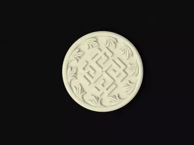 rosette dekor 3D model 21