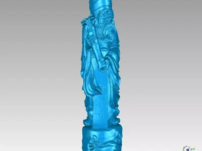 Eight immortals Zhang Guolao Free 3D print model