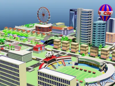 dream city 3D model