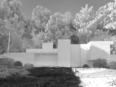 Scene 03 Archexteriors for c4d vol 19 3D model