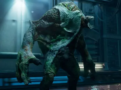 Monster game ready character Low-poly 3D model