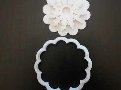 Cookie cutter with marker Eguzkilore 3D print model