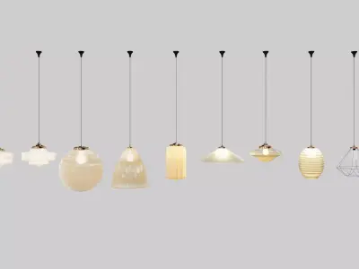 11 Light Fixture Collection 3D model