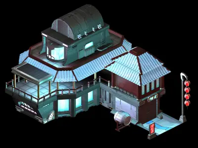 Science Fiction World - Bar 12 3D model