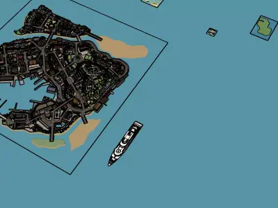 huge island 3D print model