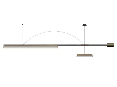 Lampatron ZODIAC ARCH 3D Model A Bold and Artistic Chandelier 3D model