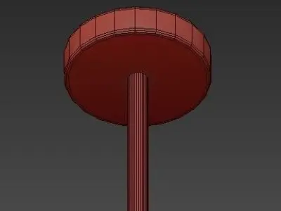 Medium Glo Pendant Light 3D model