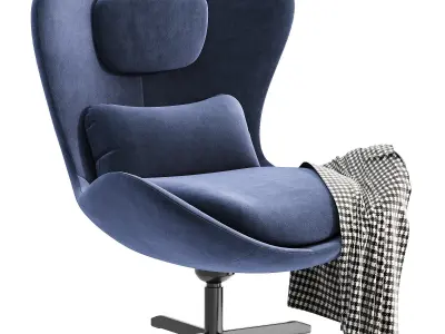 Armchair LAZY CS3373 C LH 3D model