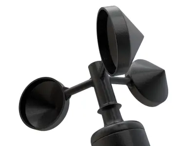 Wind Direction Sensor Transmitter 01 3D model