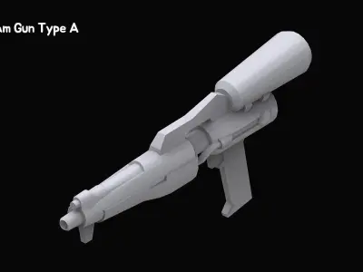 Gundam Earth Federation Weapon Collection 3D model
