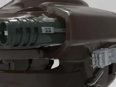  Boushh helmet STL file for 3d print 3D print model