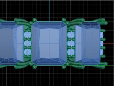 Jewelry ring 430 3D print model