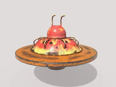 Ladybug Merry-Go Round 3D model