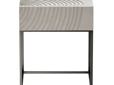 Circulus Nightstand Crate and Barrel 3D model