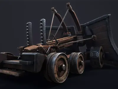 Next generation crossbow Low-poly 3D model