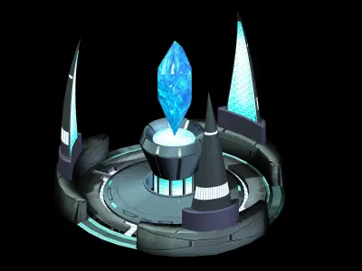 Crystal - Power Plant 01 3D model