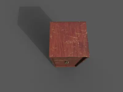 Old Modern Furniture 3D Model Terror Low-poly 3D model get