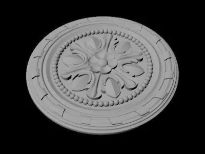 rosette dekor 3D model 23