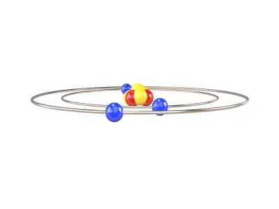 Lithium Chemical Element v1 001 Low-poly 3D model