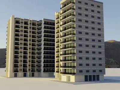 3d building model 3D model