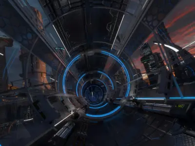  Central business district v.2. Future city 7 Night 