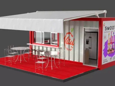 12ft Container 3D model