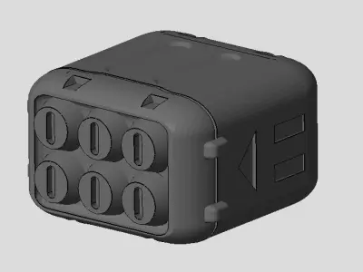 CHIBI-TECH SD - LRM-6 ML POD    3D print model