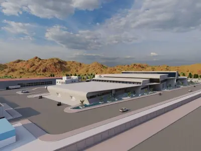 Industrial Factory-Factory building 3D model