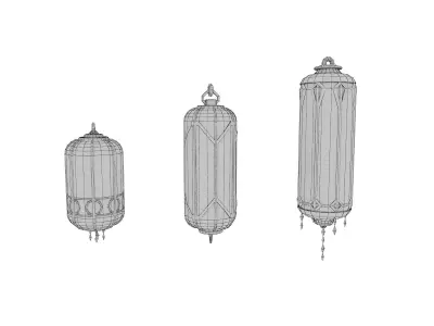 Japan Lamp 3D model