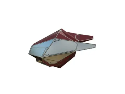 scimet mega Low-poly 3D model