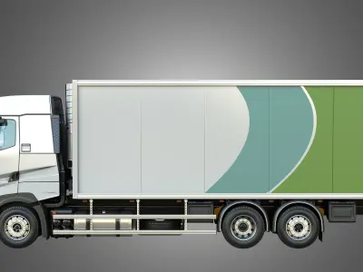 T520 - Refrigerated Truck 3D model
