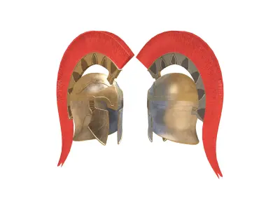 Roman Soldier Full Uniform Low-poly 3D model