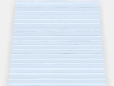 SCHOTTIS Pleated blind 1 Low-poly 3D model