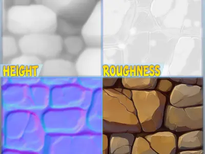 Stylized Wall Seamless Texture Texture 85