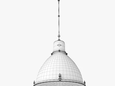 Fulton Large Pendant 3D model